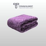 گلبافت گل برجسته یکنفره بنفش یاسی – کد 35027