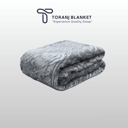 گلبافت گل برجسته یکنفره طوسی سیر – کد 35080