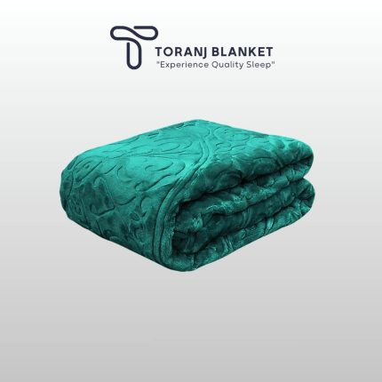 گلبافت گل برجسته یکنفره سبز کله غازی – کد 60078