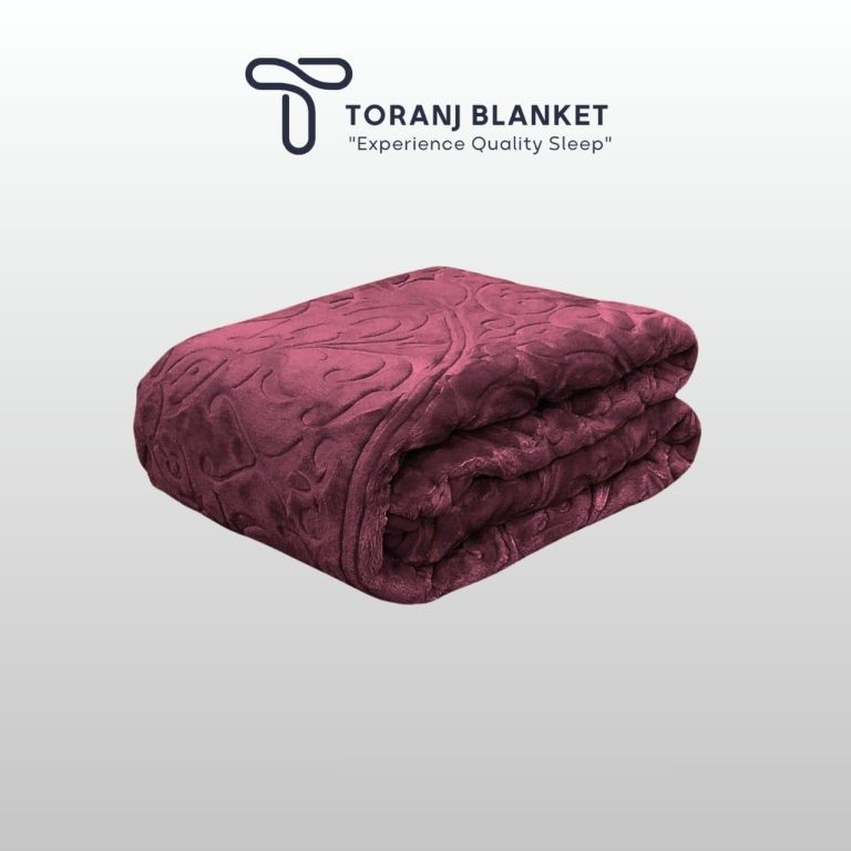 گلبافت گل برجسته یکنفره بنفش بادمجانی – کد 60091