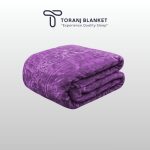 گلبافت گل برجسته دونفره بنفش یاسی – کد 35027