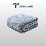 گلبافت گل برجسته دونفره طوسی روشن – کد 35093