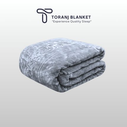 گلبافت گل برجسته دونفره طوسی روشن – کد 35093