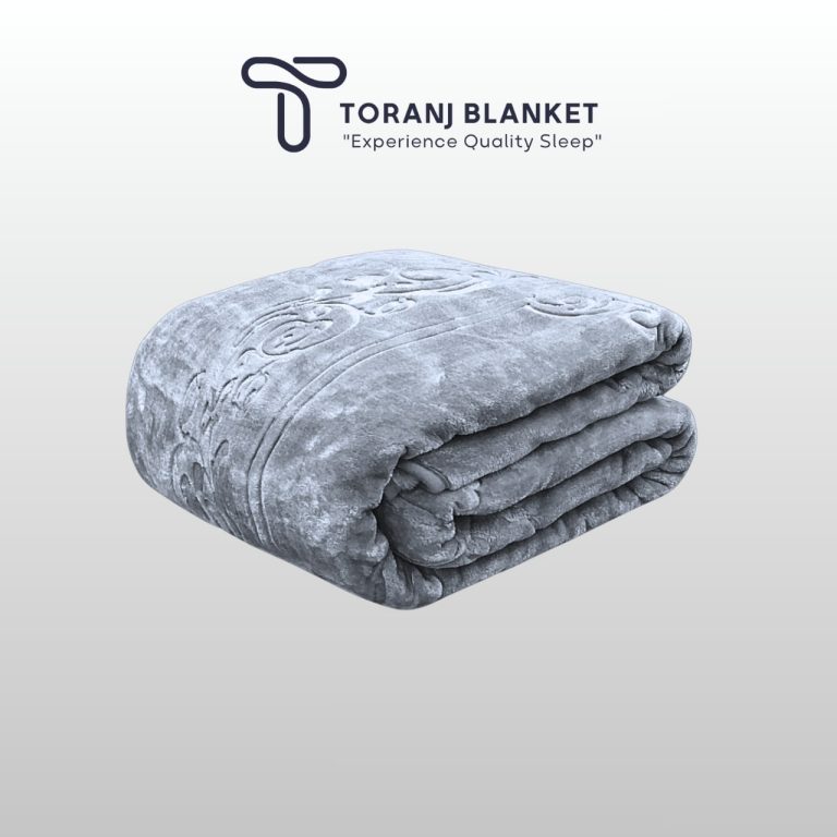 گلبافت گل برجسته دونفره طوسی روشن – کد 35093