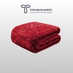 گلبافت گل برجسته دونفره زرشکی – کد 60023