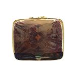 گلبافت دونفره بنفش بادمجانی