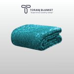 مسافرتی گلبافت فلورا دونفره - سبز آبی