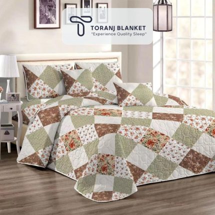 روتختی دونفره پنبه دوزی چهل تکه - کد 150