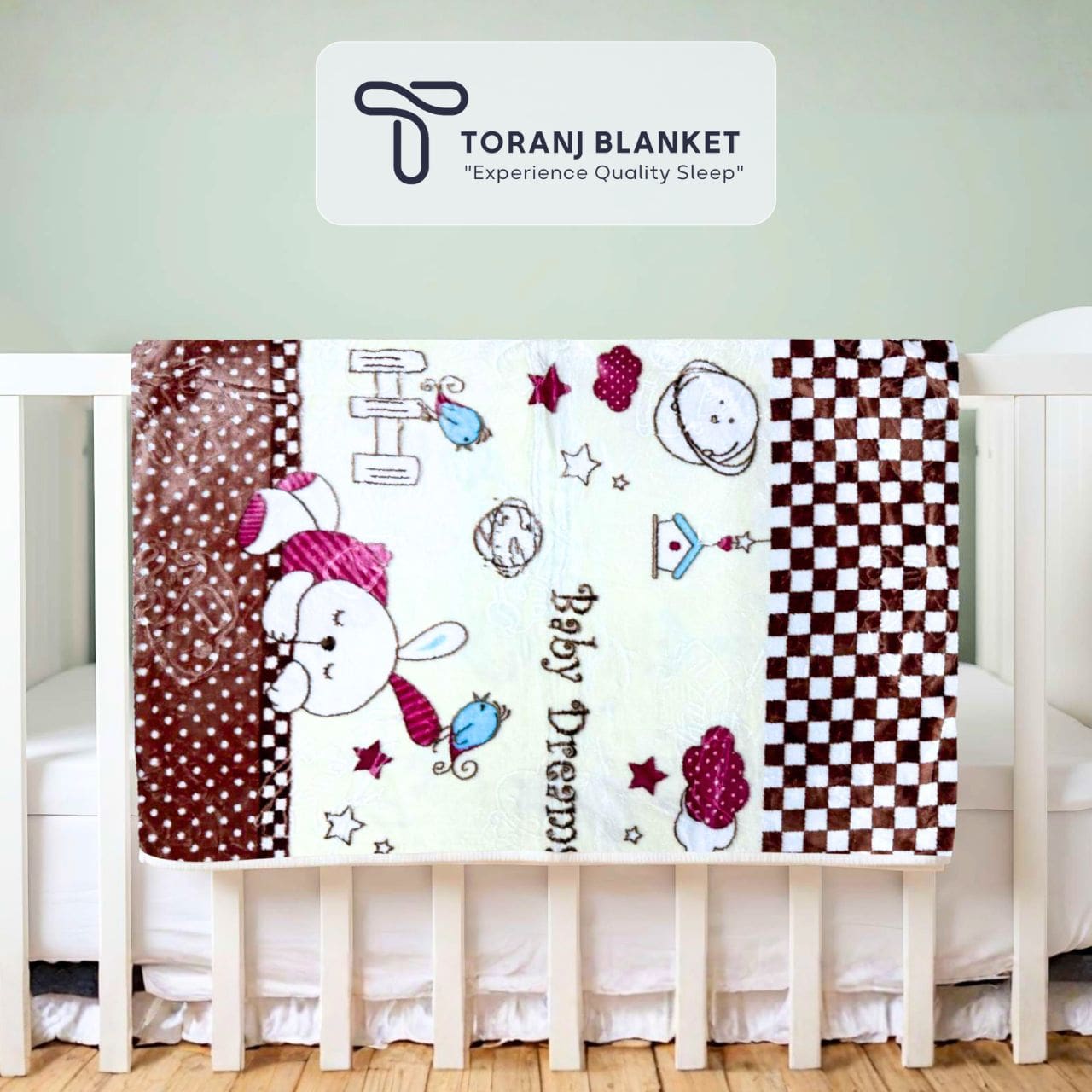 پتو کودک Sun High طرح خرگوش خوابیده – کد 358 پتو کودک Sun High طرح خرگوش خوابیده – کد 358