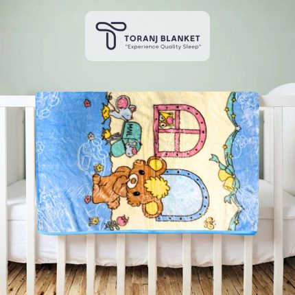 پتو کودک Sun High طرح موش آبی – کد 356