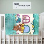 پتو کودک Sun High طرح موش سبز – کد 355