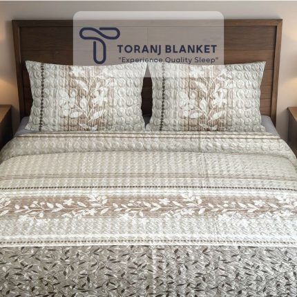 روتختی دونفره مادام کوکو مخمل طرحدار - کد 04