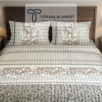 روتختی دونفره مادام کوکو مخمل طرحدار - کد 04