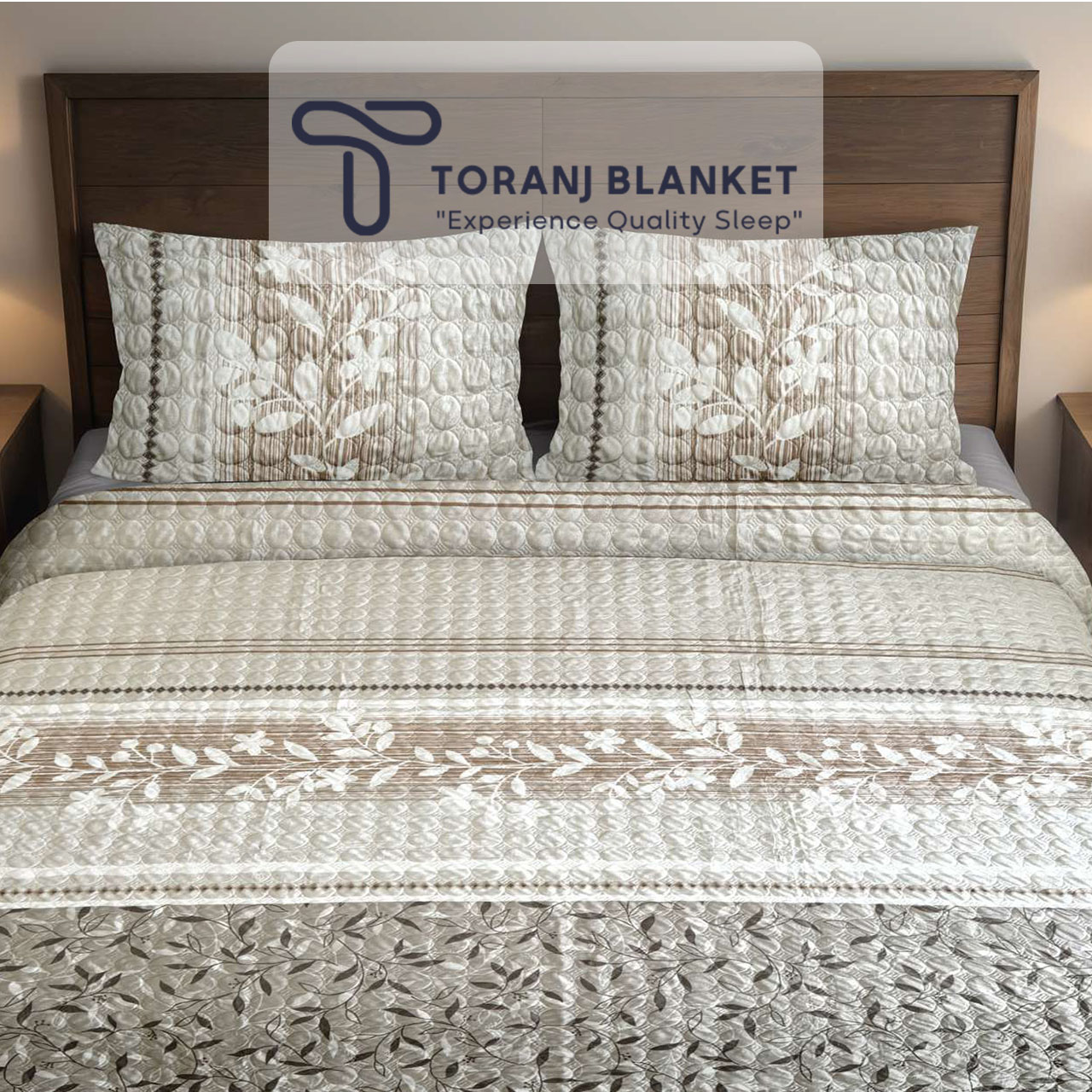 روتختی دونفره مادام کوکو مخمل طرحدار - کد 04 روتختی دونفره مادام کوکو مخمل طرحدار - کد 04