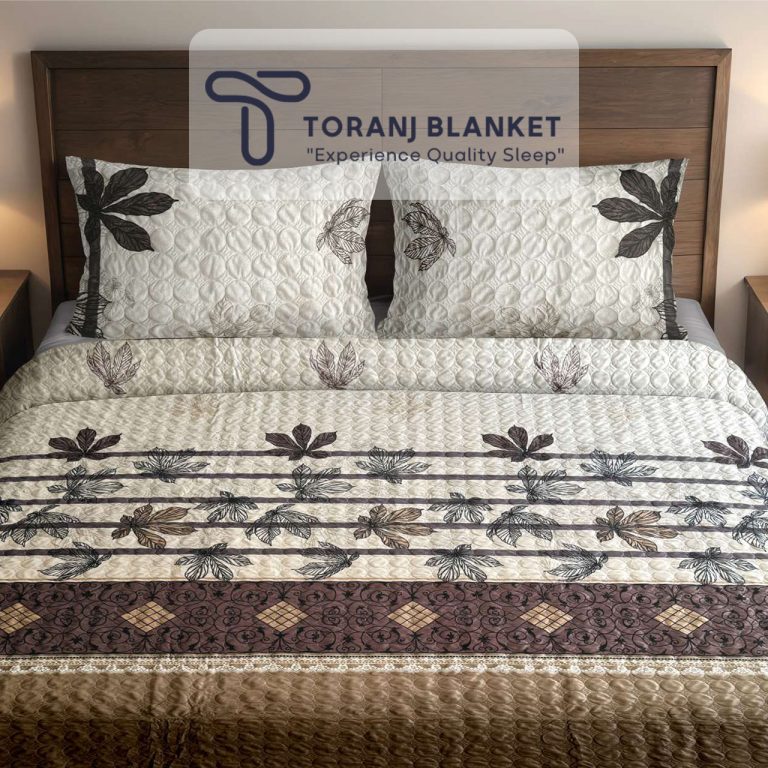 روتختی دونفره مادام کوکو مخمل طرحدار - کد 06