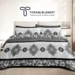 روتختی دونفره مادام کوکو مخمل طرحدار - کد 08