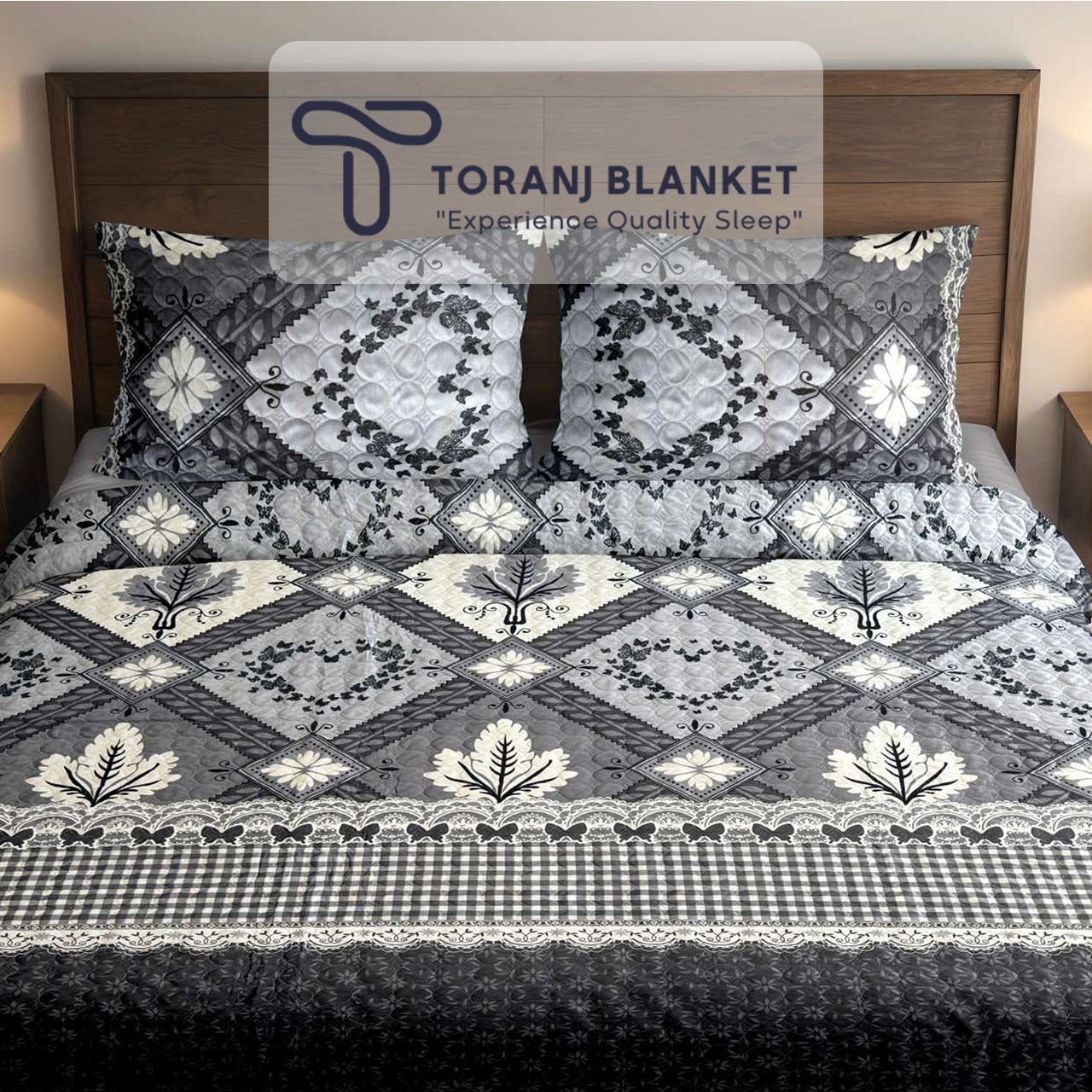روتختی دونفره مادام کوکو مخمل طرحدار - کد 02 روتختی دونفره مادام کوکو مخمل طرحدار - کد 02